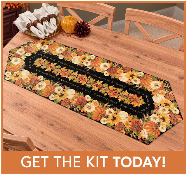 Easy Striped Table Runner Kit - Give Thanks