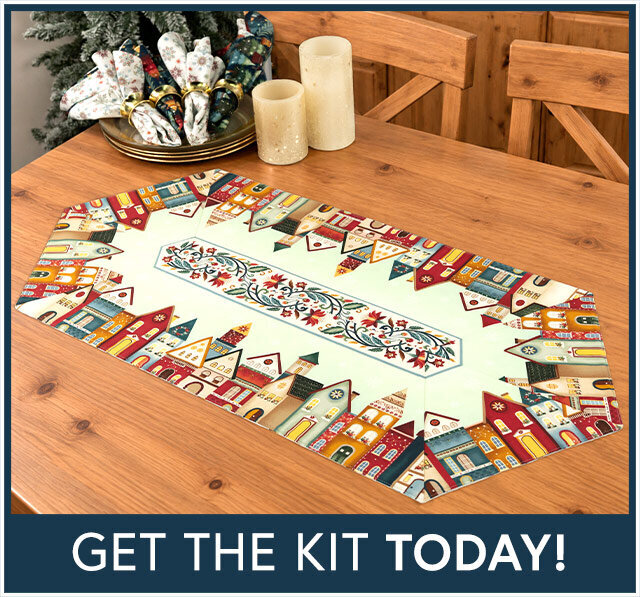 Easy Striped Table Runner Kit - Nordic Holiday Village