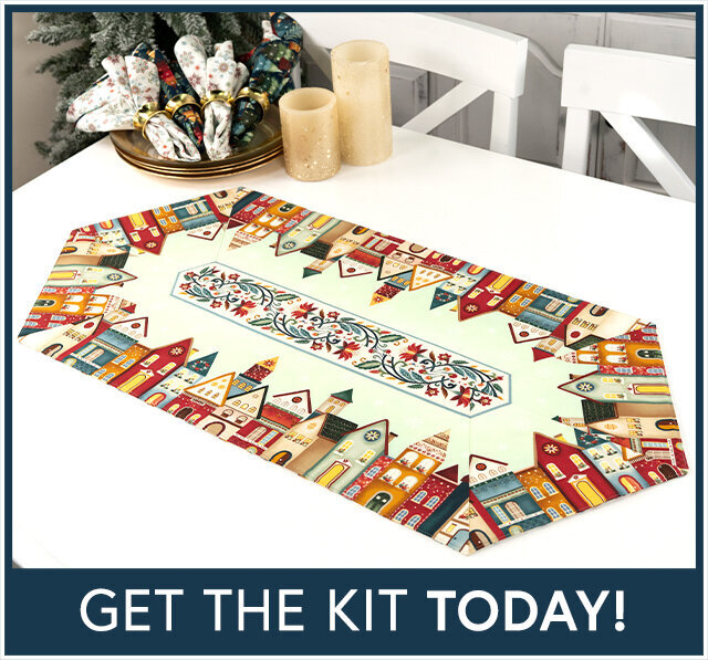 Easy Striped Table Runner Kit - Nordic Holiday Village