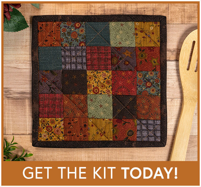 Fusible Grid Hot Pad Kit - Bountiful Blessings