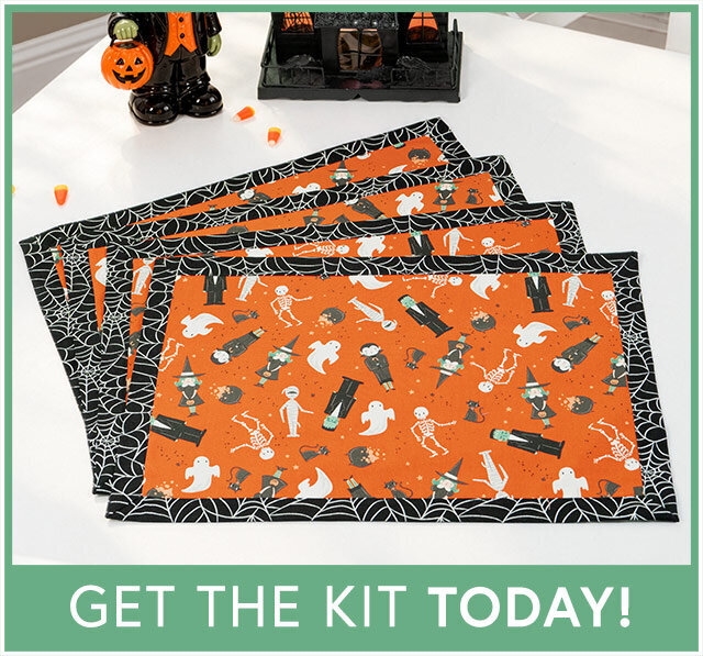 Self-Binding Placemats Kit - Frank and Friends