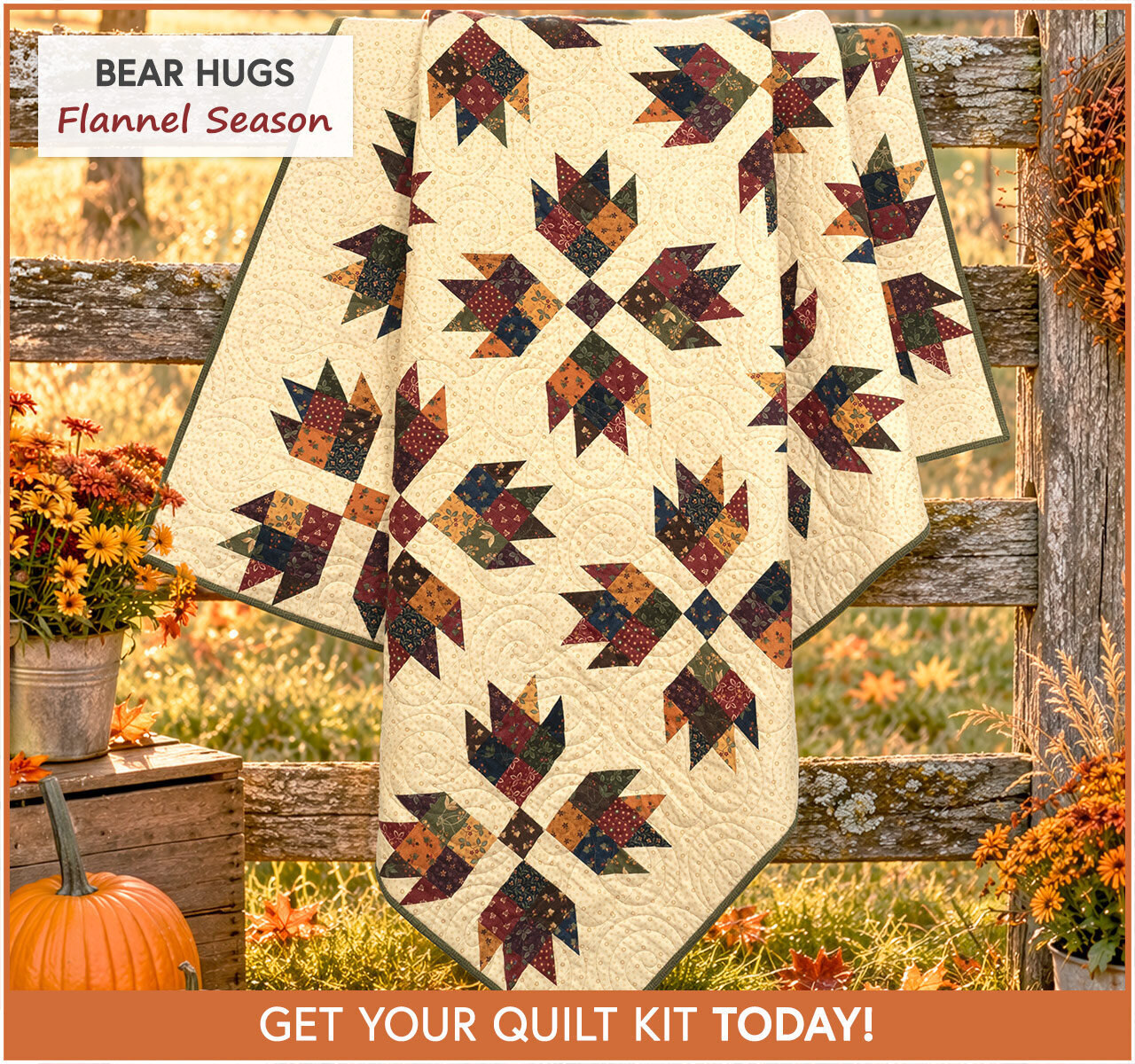 Bear Hugs Quilt Kit