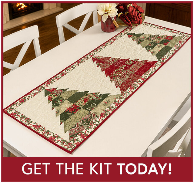 Tree Farm Table Runner Kit - Candlelight Christmas