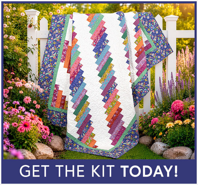 28th Floor Quilt Kit - Kipling Gardens
