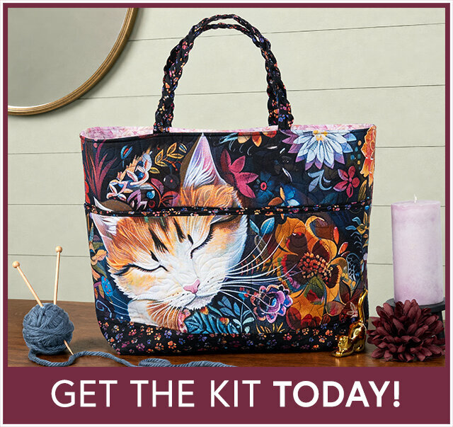 Playing with Panels Market Tote Kit - Calico Cat