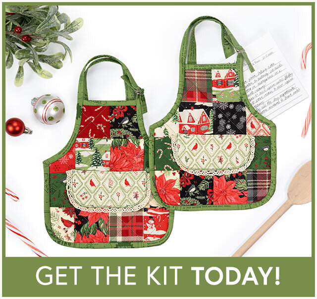 Apron Hot Pads Kit - Makes 2 - Holiday Cheer