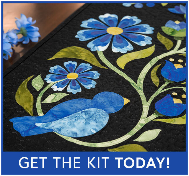 Baltimore Garden Table Runner Kit - Periwinkle