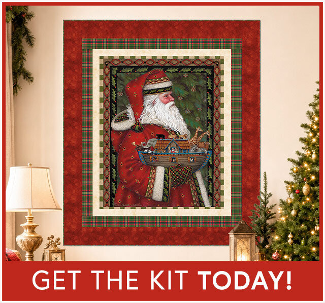 Santa and Ark Panel Quilt Kit
