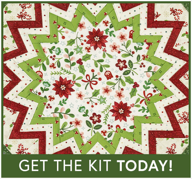 Point of View Folded Star Table Topper Kit - Peppermint & Pine