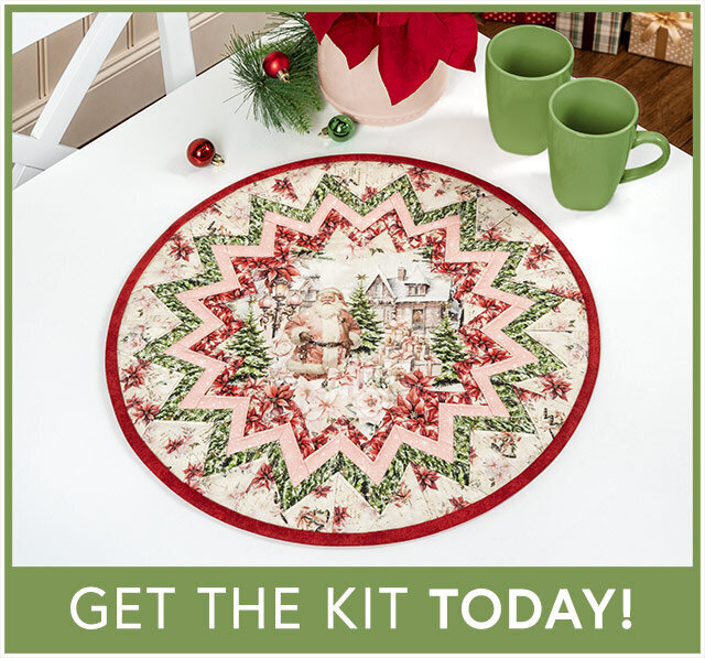 Point of View Folded Star Table Topper Kit - Christmas Magic