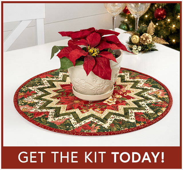 Point of View Folded Star Table Topper Kit - Merry Manor Metallic 2025