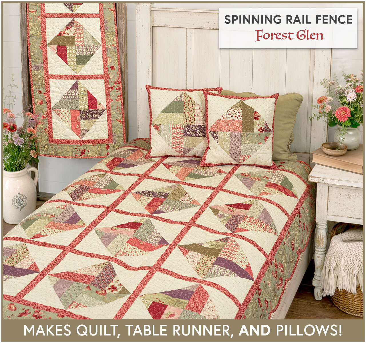 Spinning Rail Fence Kit - Forest Glen