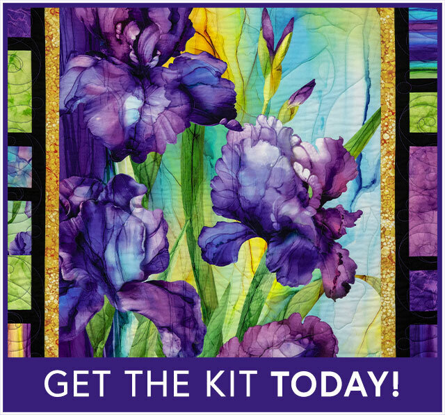 Stained Glass Panel Quilt Kit - Infatuation