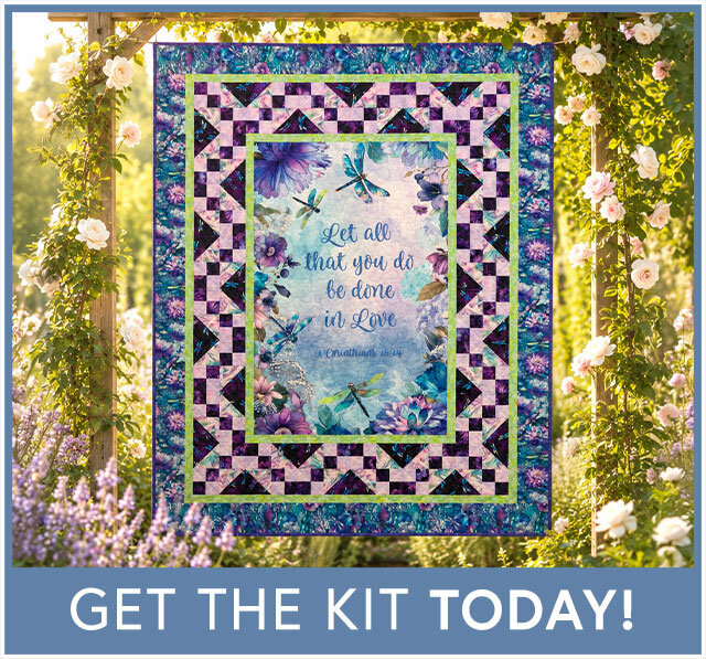 Lacy Panel Quilt Kit