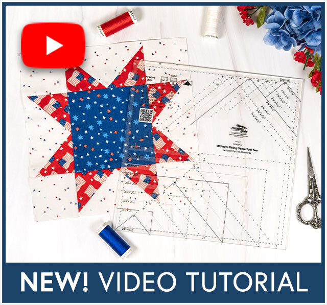 How to Use the Creative Grids Flying Geese Tool Two