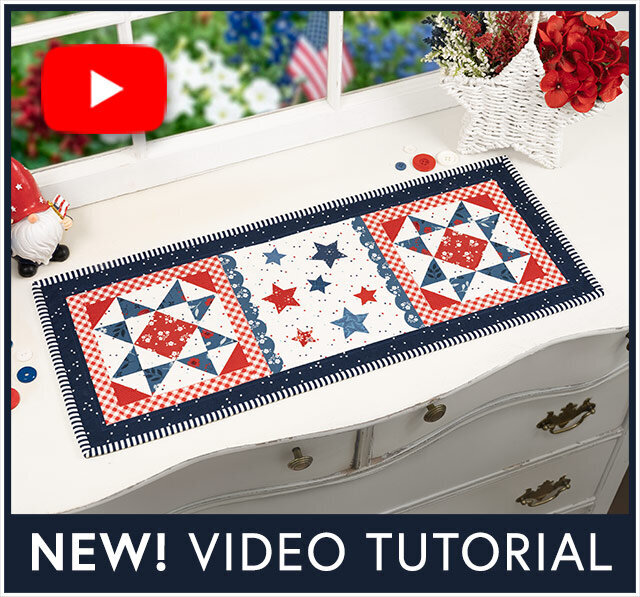 Sew Cute Runner Series July Kit