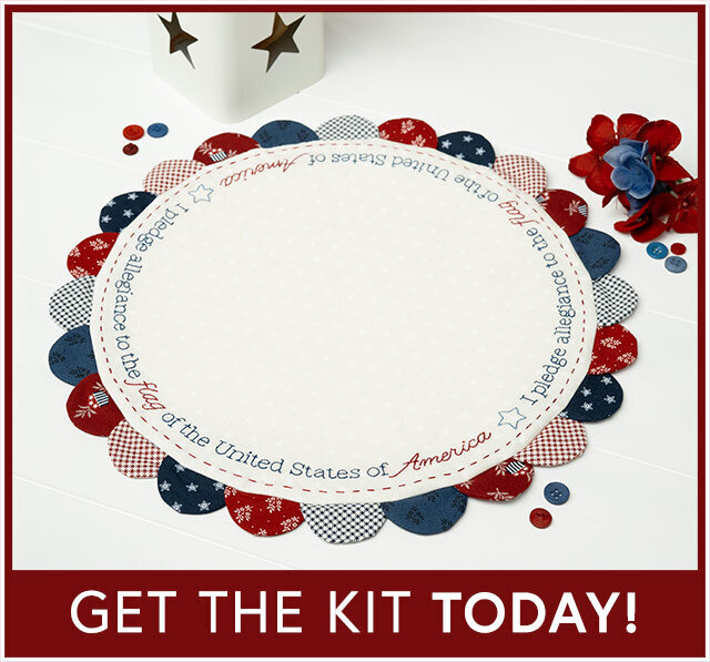 Scalloped Table Topper Kit - American Gatherings III