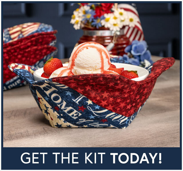 Bowl Cozy Kit - Stars & Stripes 14