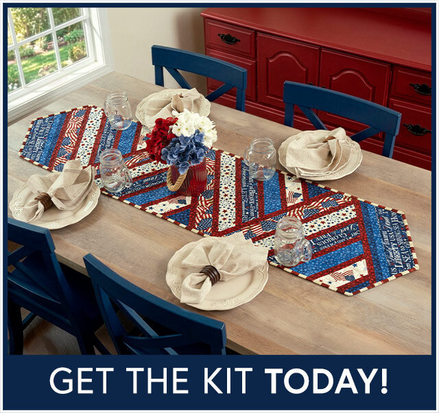 Greased Lightning Table Runner Kit - Stars & Stripes 14