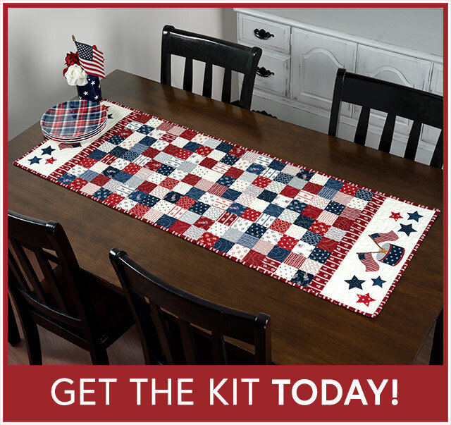 American Glory Table Runner Kit - American Gatherings III