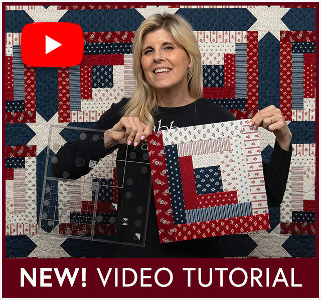 How to Use The Creative Grids Log Cabin Trim Tool Two