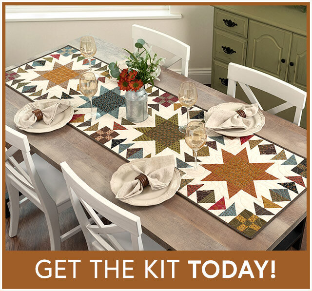 Stars & Geese Table Runner Kit