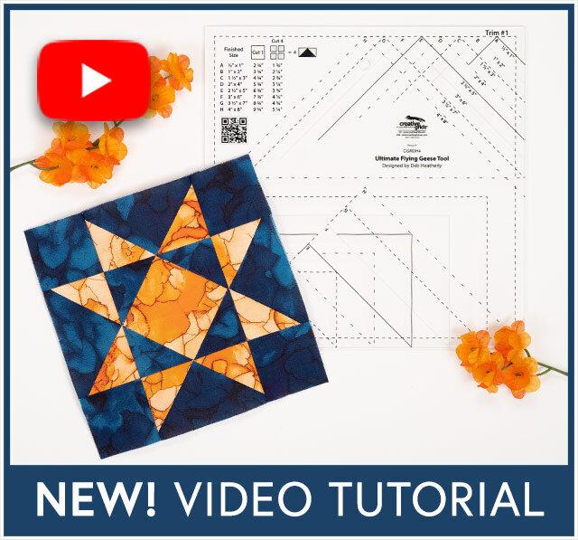 How to Make a Star Block for the Flight of Beauty Panel Quilt