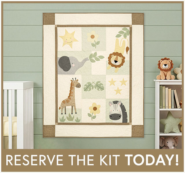 On Safari Quilt Kit - RESERVE