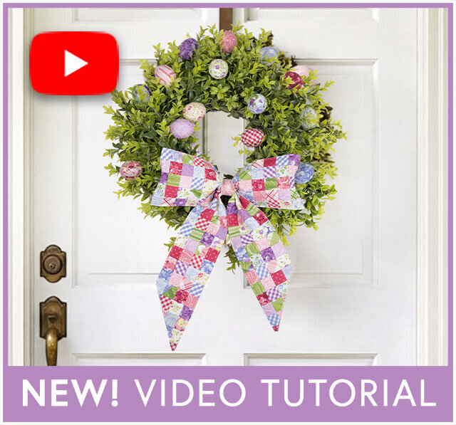 How To Make A Fast Fusible Patchwork Bow