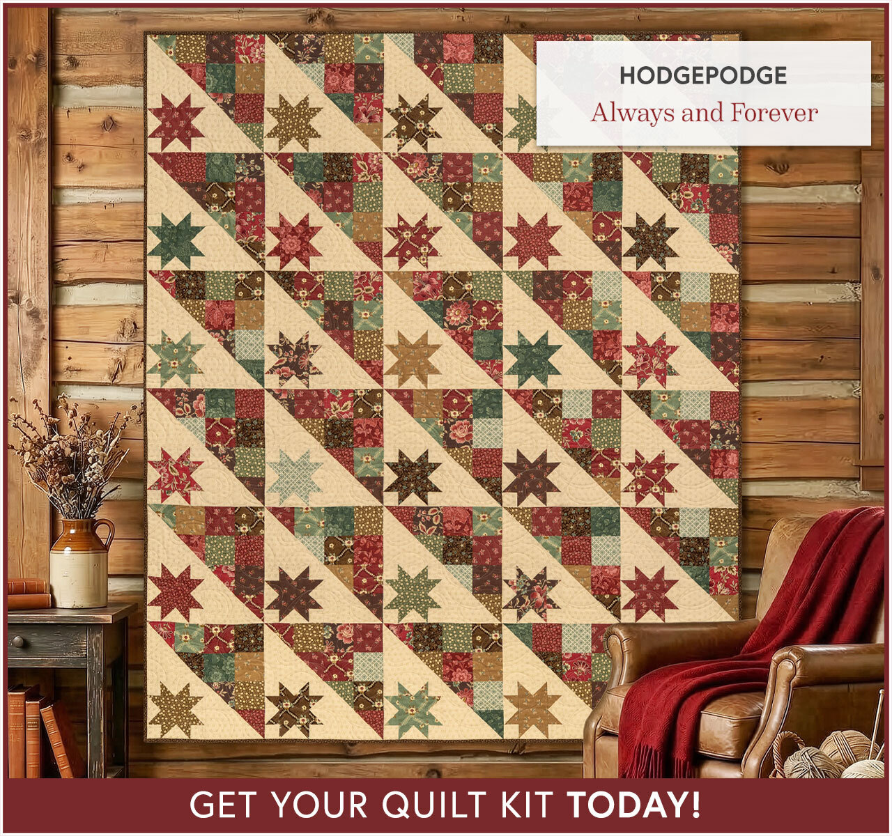 Hodgepodge Quilt - Always and Forever