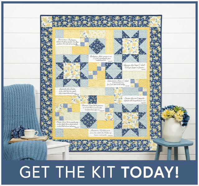 Prayers of the Heart Quilt Kit - Middleboro Road