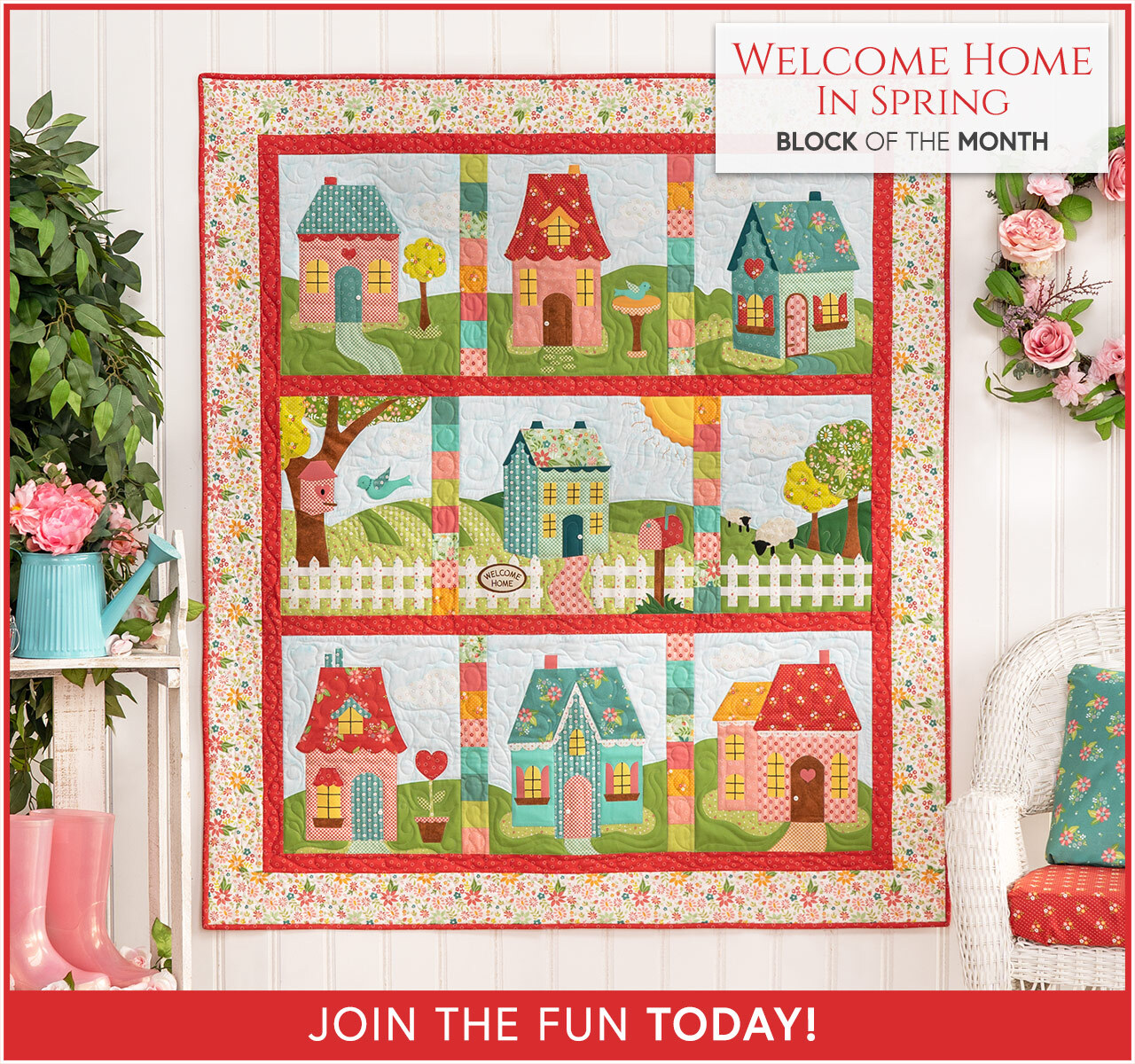 Welcome Home In Spring BOM - Laser Cut