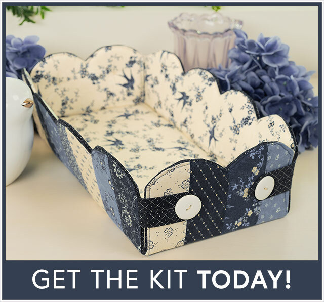 Scalloped Basket Kit - Bluebird's Nest