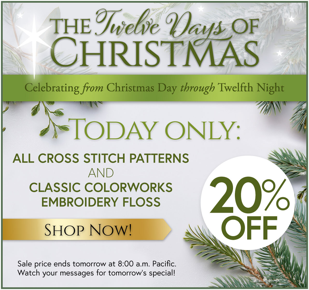 The Twelve Days of Christmas promotion