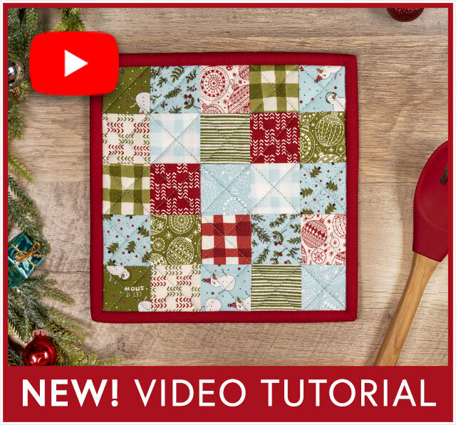 Fusible Grid Hot Pad Kit - Emmitt and Ivy