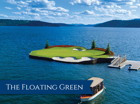the famous floating green