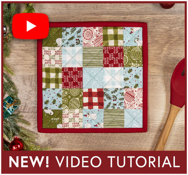 Fusible Grid Hot Pad Kit - Emmitt and Ivy