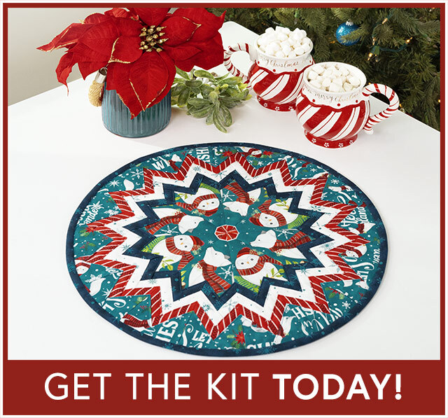 Point of View Kaleidoscope Folded Star Table Topper Kit - Woodland Wishes