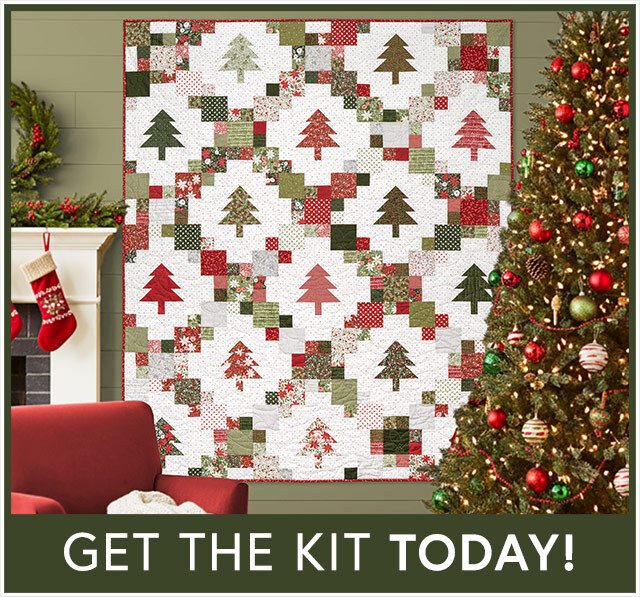 Evergreen Quilt - Berry and Pine