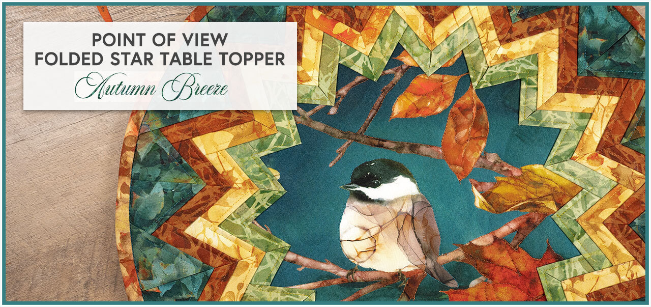 Point of View Folded Star Table Topper Kit - Autumn Breeze
