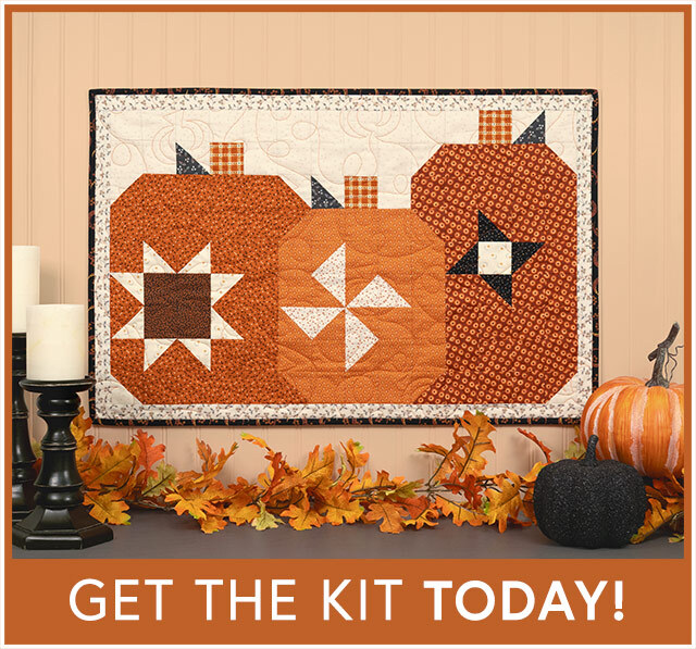 Patchwork Pumpkin Trio Kit - Midnight Moon