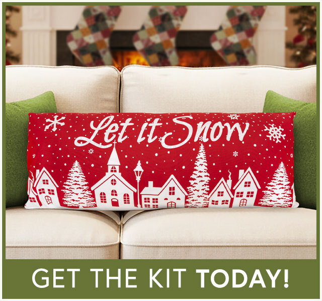 Let it Snow Pillow Kit
