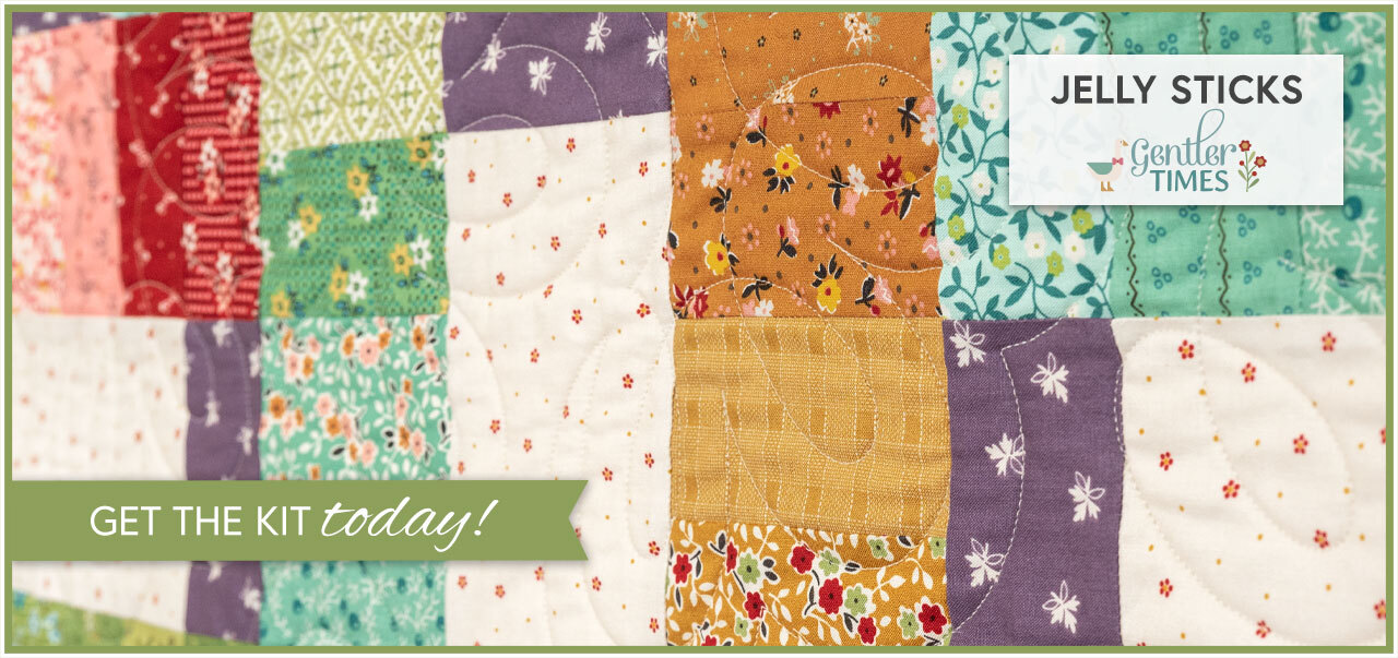 Jelly Sticks Quilt Kit - Gentler Times