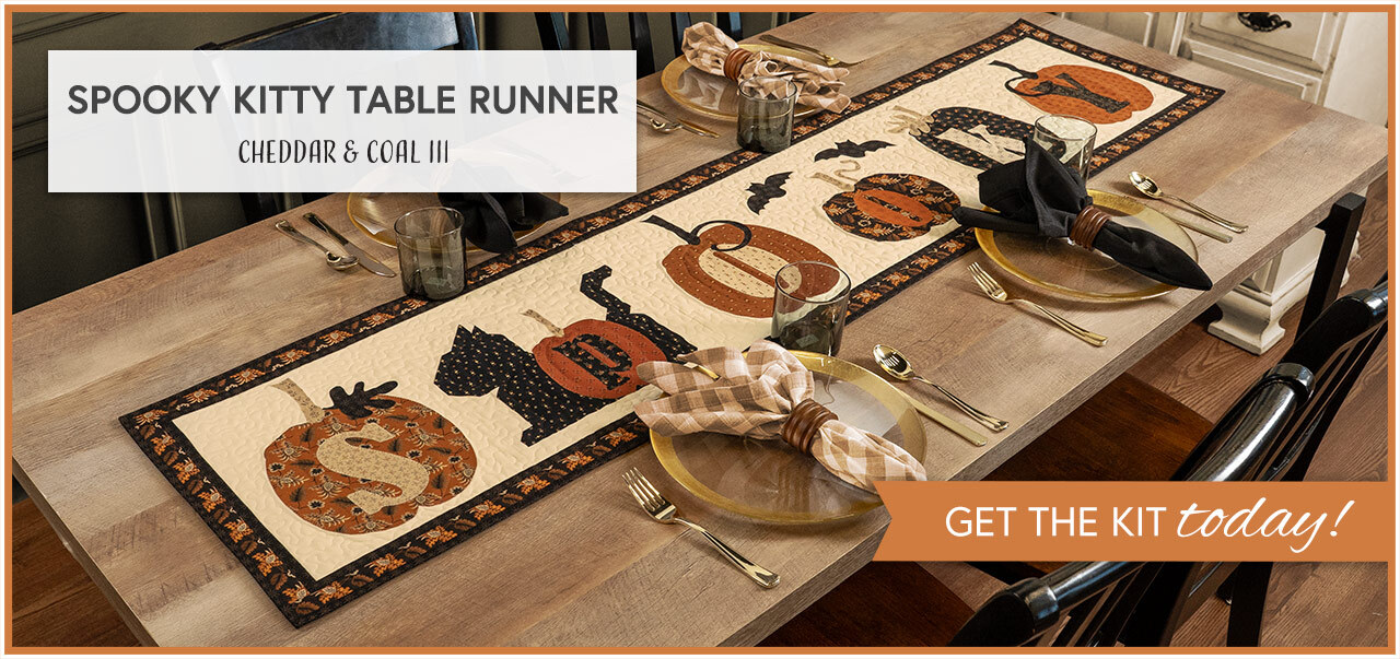 Spooky Kitty Table Runner Kit