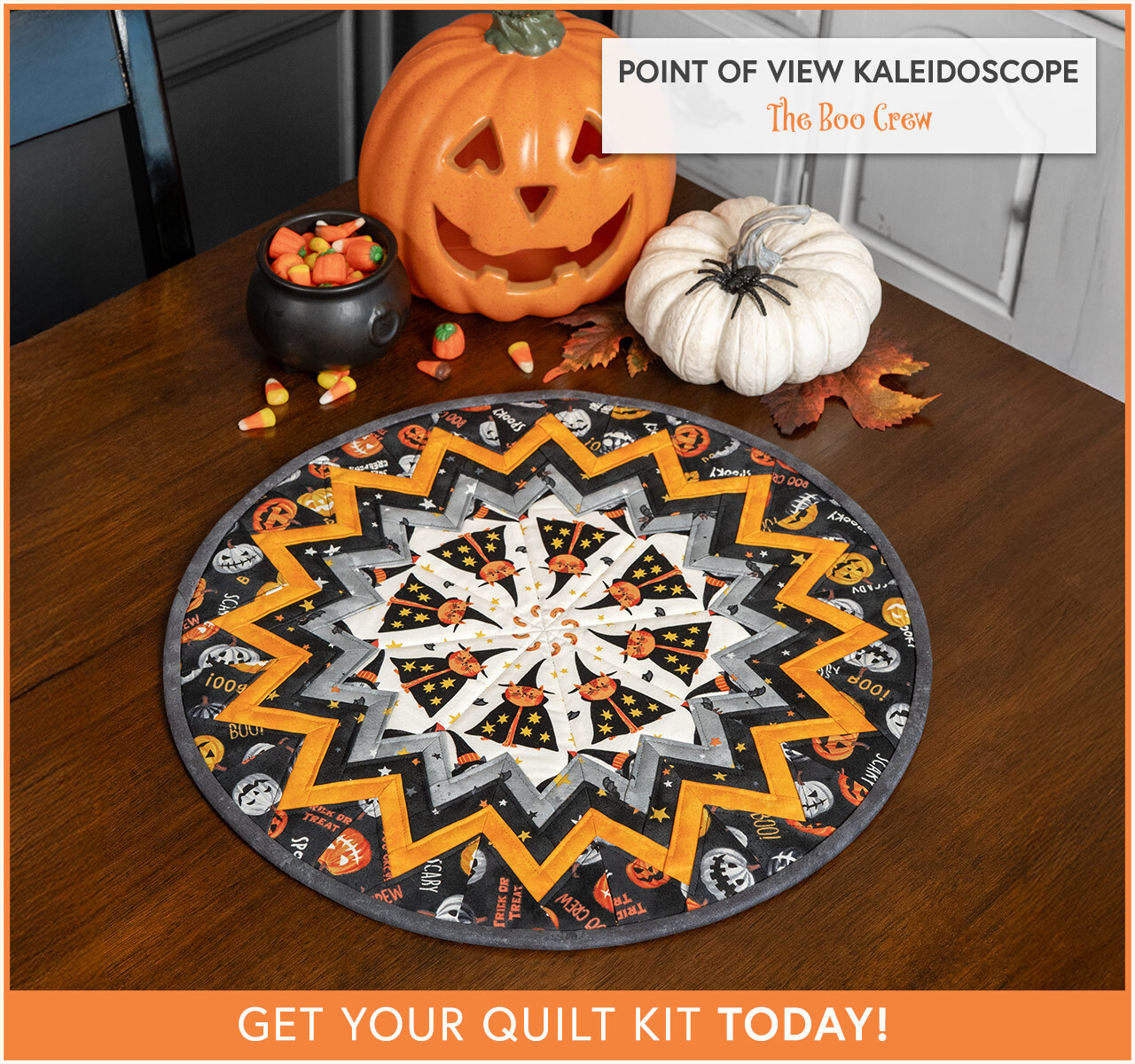 Point of View Kaleidoscope Folded Star Table Topper Kit - The Boo Crew