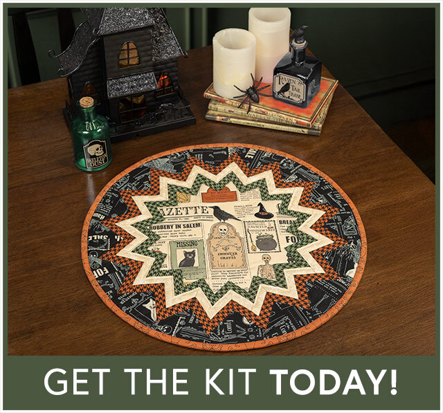 Point of View Folded Star Table Topper Kit - Home Sweet Haunt