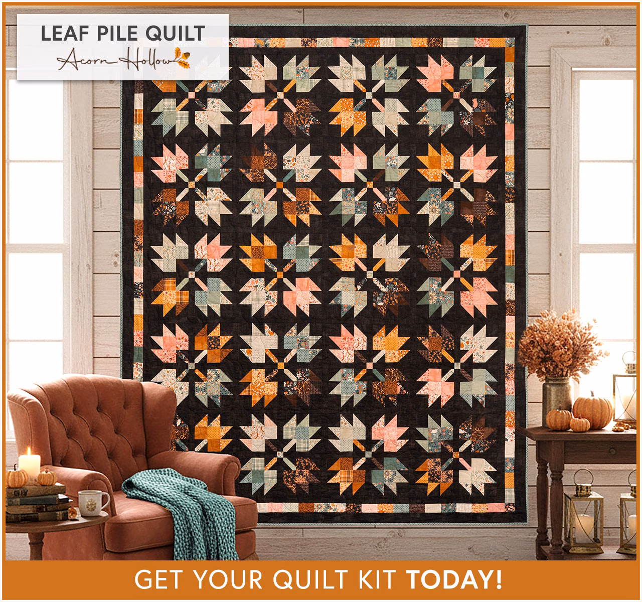 Leaf Pile Quilt Kit