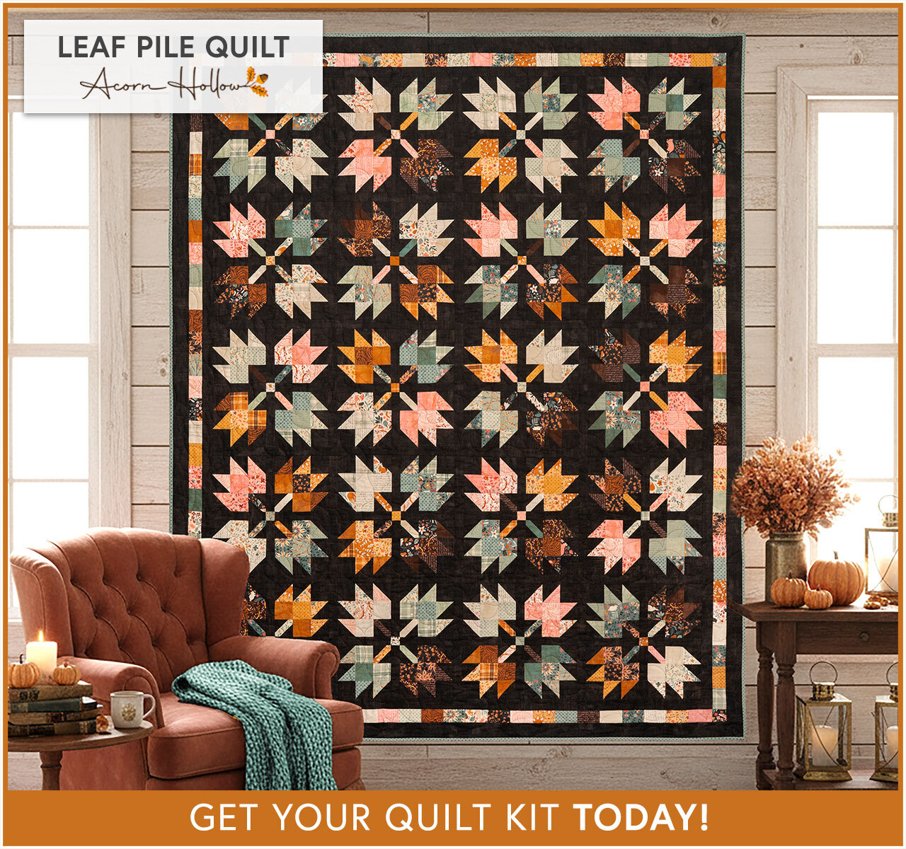 Leaf Pile Quilt Kit