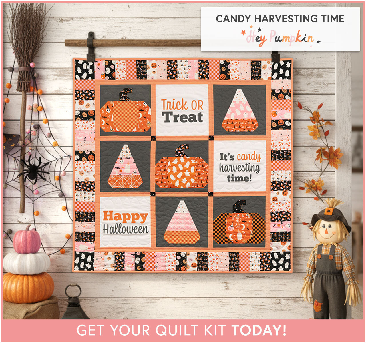 Candy Harvesting Time Quilt Kit