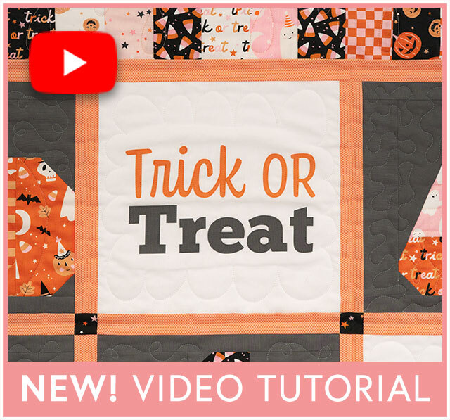 Candy Harvesting Time Quilt Kit Tutorial